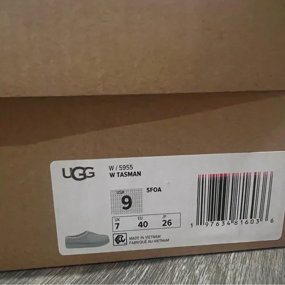 UGG Tasman Light Blue Slippers woman size 9 - Picture 5 of 5